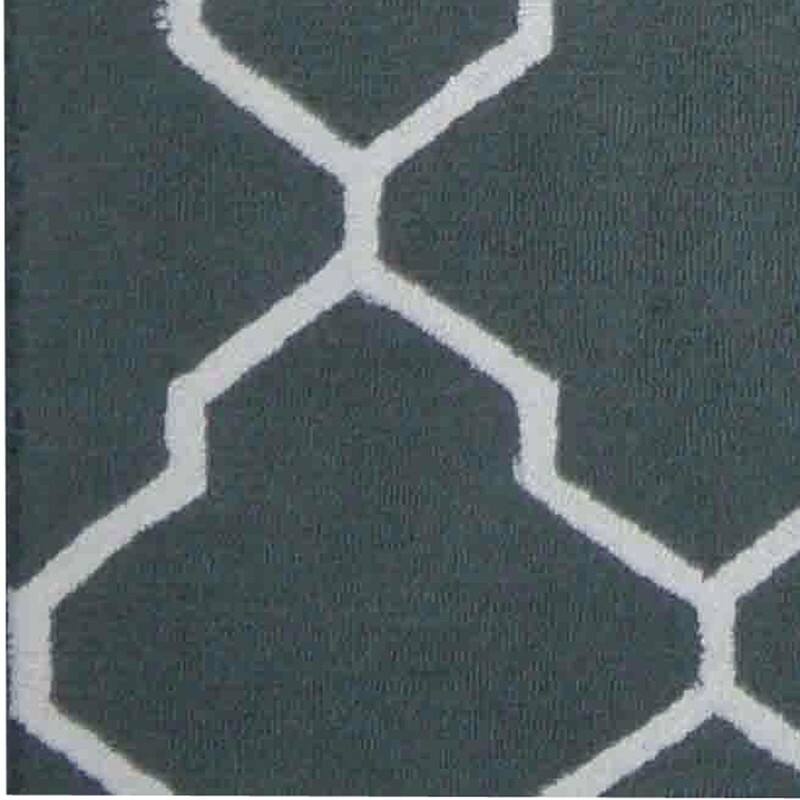 HERAT ORIENTAL 2'6" x 7' Handmade Tufted Trellis Design Wool Runner - 2'6 x 7'