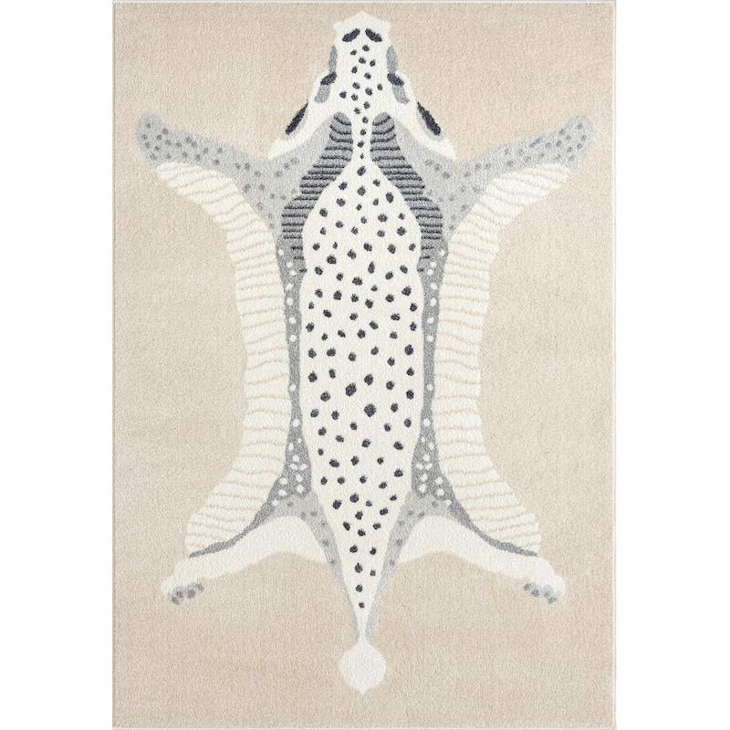 Abani Rugs Nuevo NUE250A Modern Faux Hide Area Rug