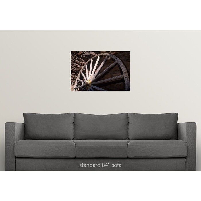 Shop Close Up Of Old Wagon Wheel Az Multi Color Free Shipping