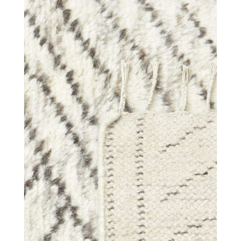 Overton Handmade Boho Geometric Area Rug