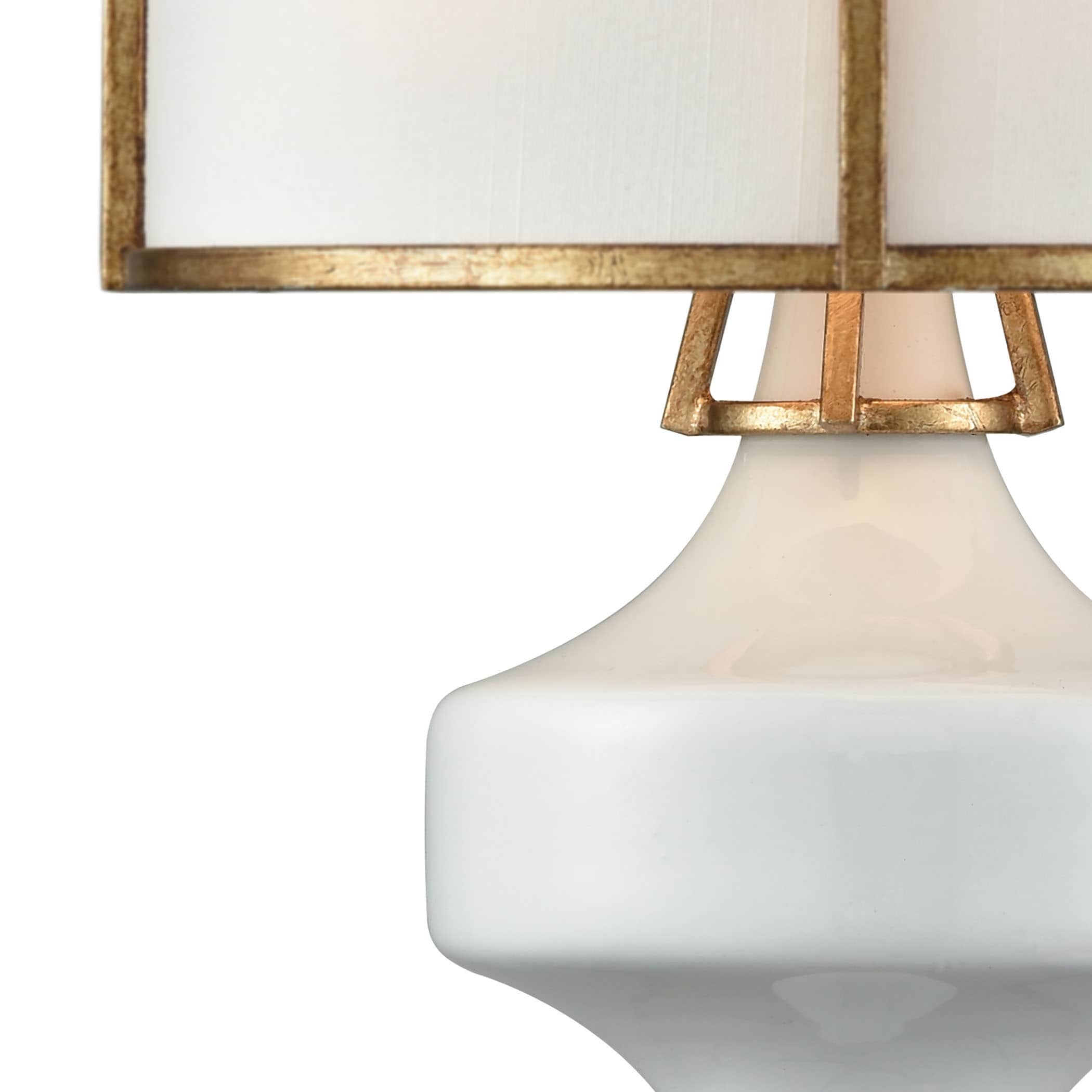 Ceramique 15'' High 1-Light Sconce - Antique Gold Leaf - 15 inch Tall