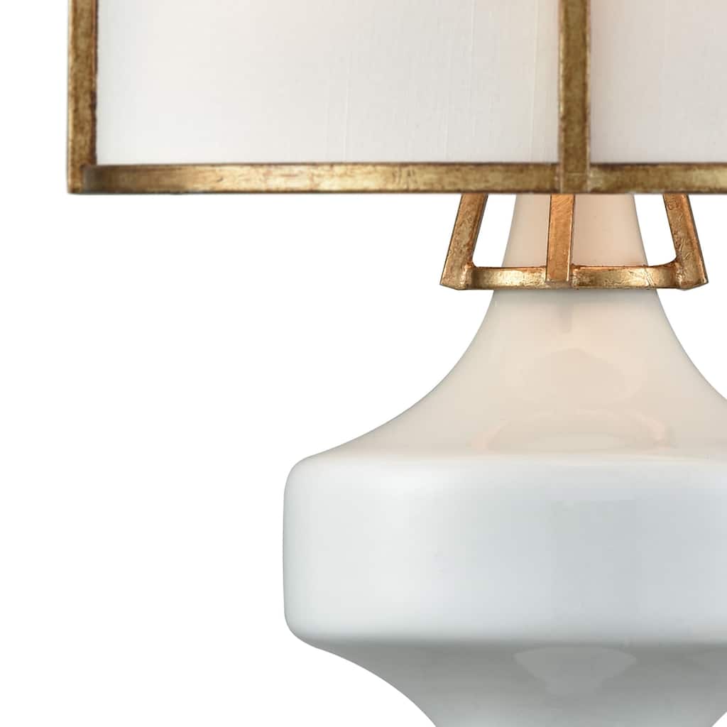 Ceramique 15'' High 1-Light Sconce - Antique Gold Leaf - 15 inch Tall