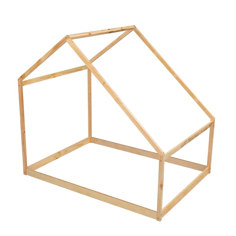 Wooden House Bed without Slat