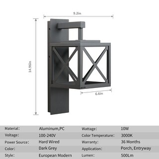 Wall Light Outdoor LED Wall Mount Lamp Modern Wall Sconce Lighting Up ...
