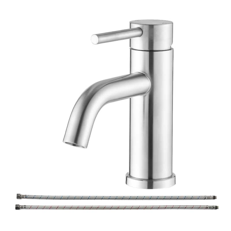 Adjustable Temperature Bathroom Modern Single Hole Faucet