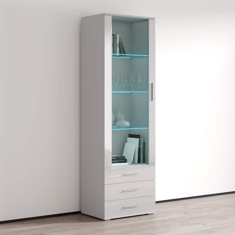 Soho S1 1D3S Modular 1-door Modern 24-inch Bookcase