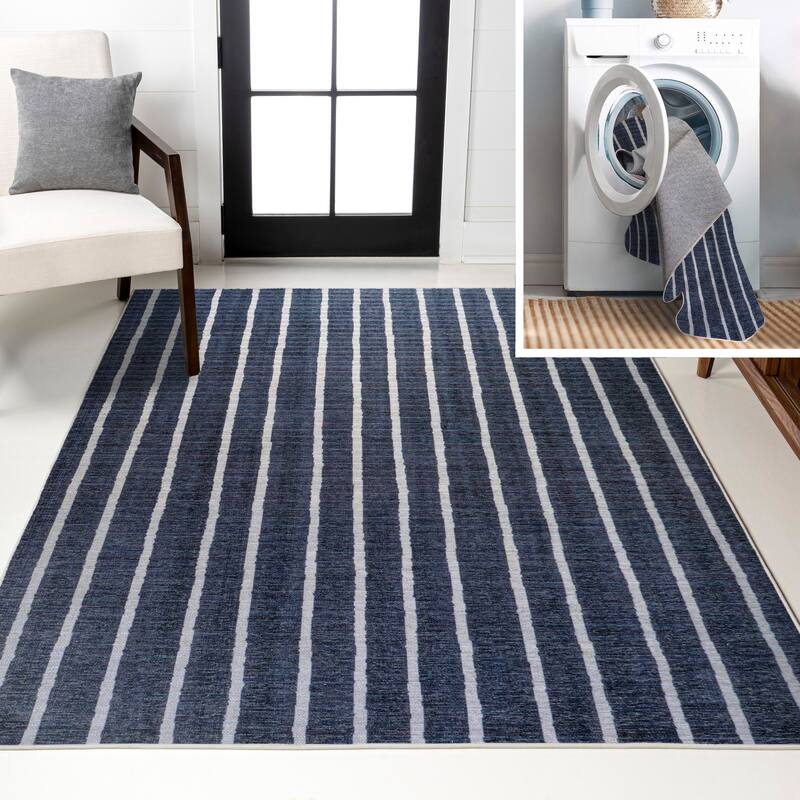 JONATHAN Y Nautisk Bohemian Medallion Textured Weave Machine Washable Area Rug