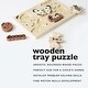 preview thumbnail 3 of 2, Wee Gallery Wooden Tray Puzzle - Bugs