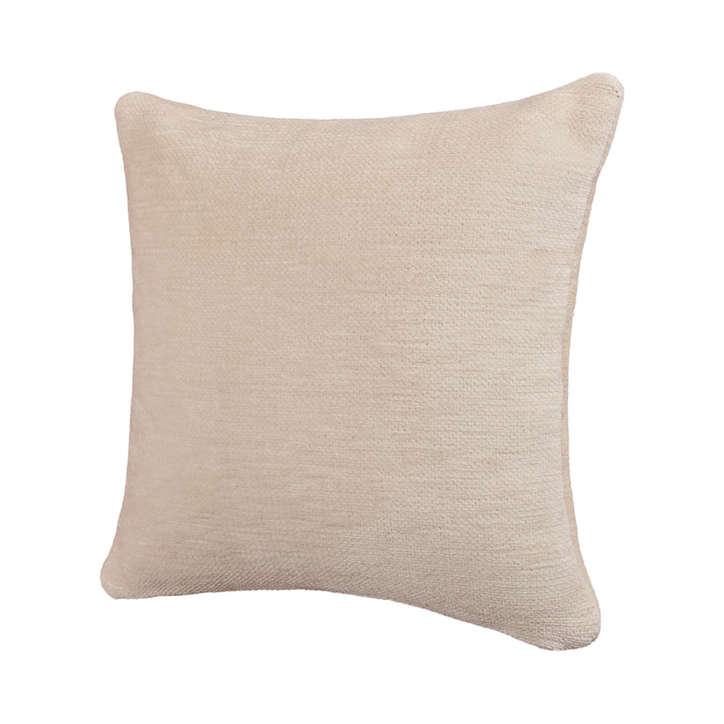 Sevita Transitional Solid Chenille Indoor Throw PIllow