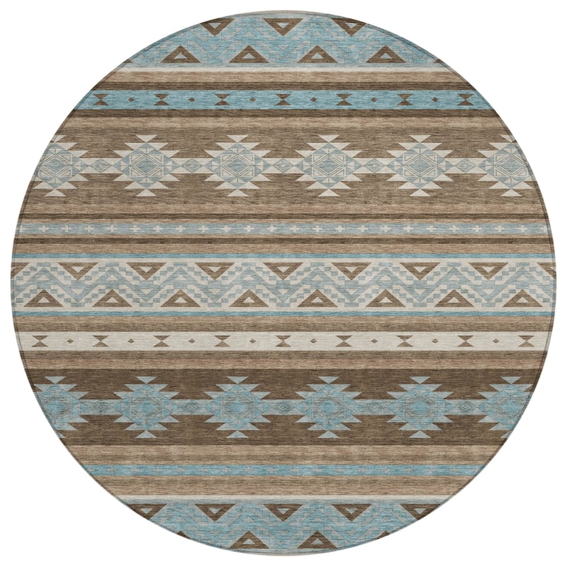 Machine Washable Indoor/ Outdoor Global Heston Chantille Rug