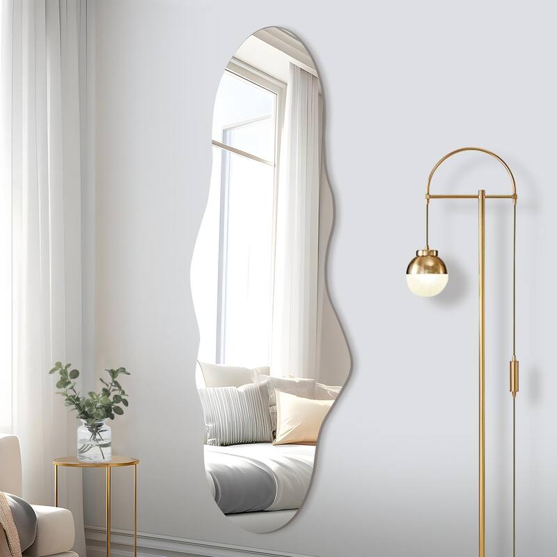 Frameless Flat Bottom Wall Mirror. - 59*20