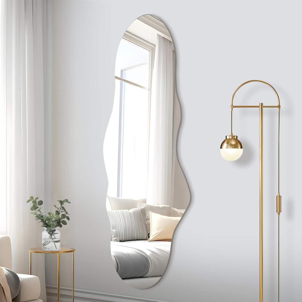 Frameless Flat Bottom Wall Mirror. - 59*20