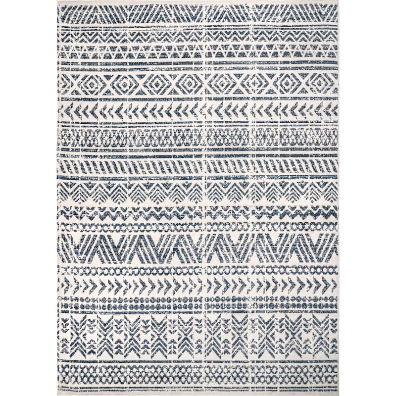 Nuloom Chloe Tribal Motif Banded Area Rug