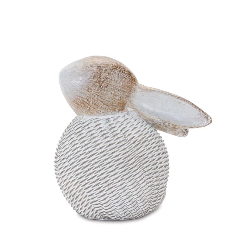 Wicker Bunny Figurine (Set of 2)