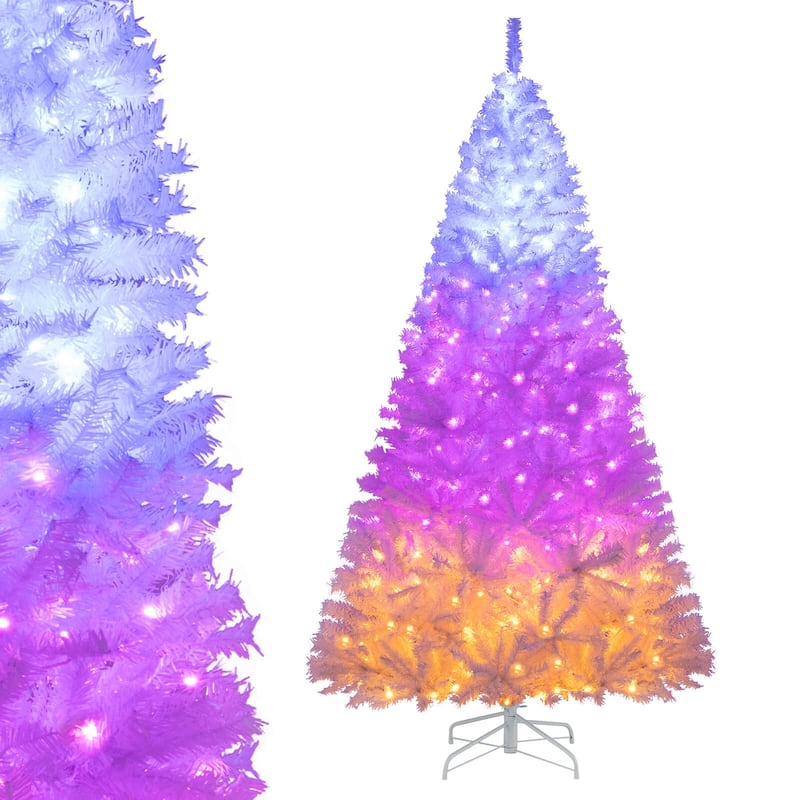 Costway 6/7 FT Artificial Christmas Tree with 1000/1346 Branch Tips - See Details