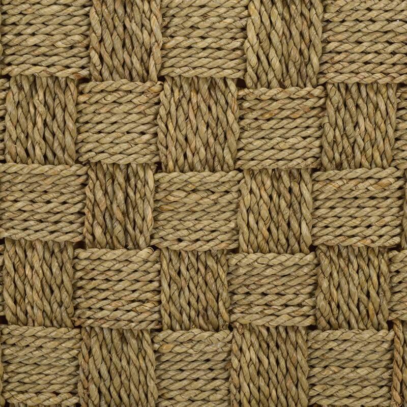 SAFAVIEH Couture Norabelle Square Woven Seagrass Ottoman