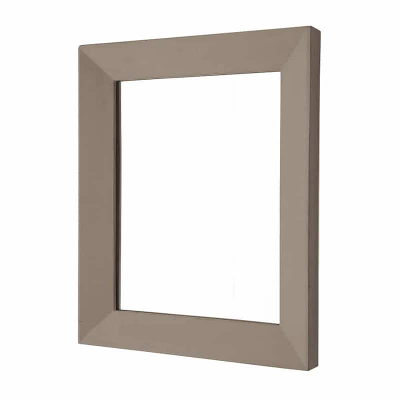 Portola Rectangle Concrete Mirror - 22" x 26" x 1.75" - Earth