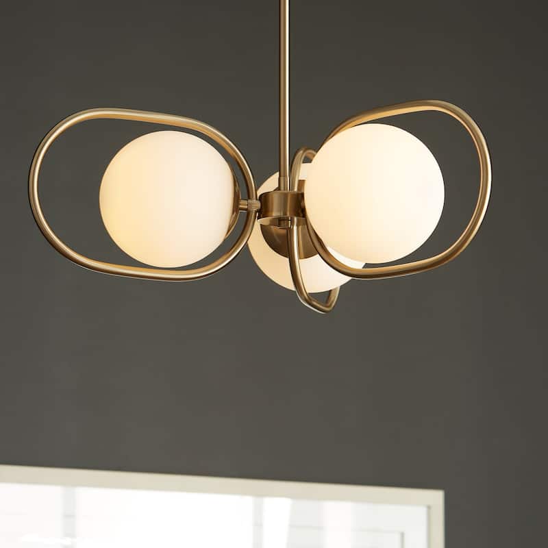Quorum International 6137-3 Belmont 3 Light 23" Wide Chandelier