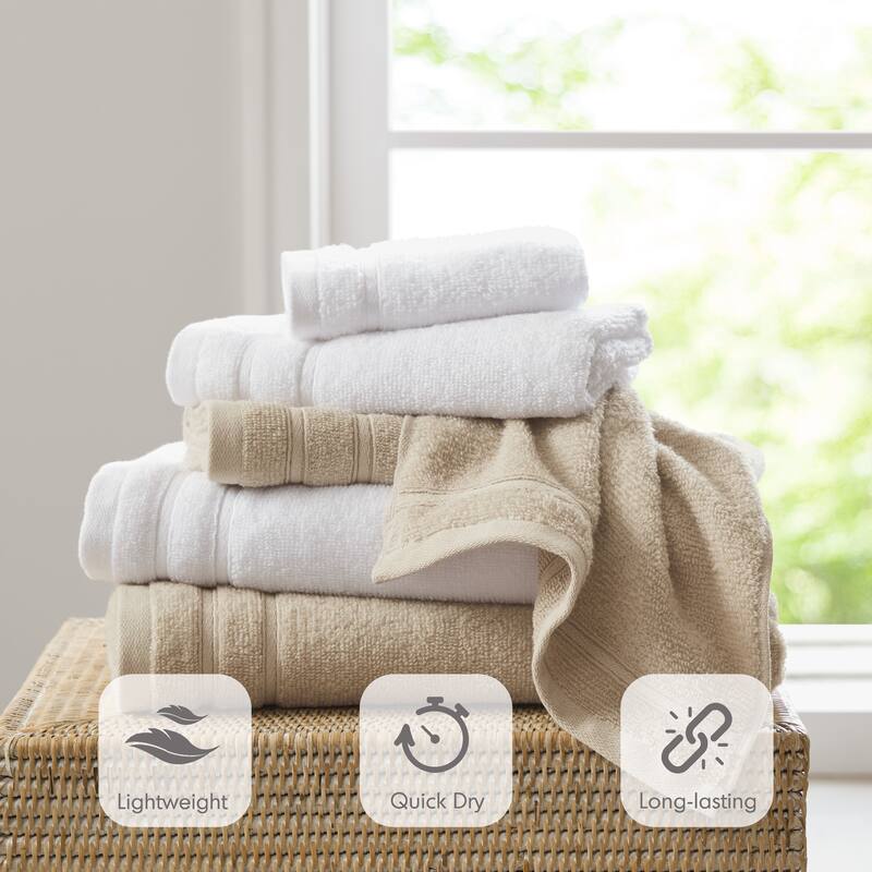 Chelsea Square 400GSM Essential Bundle Quick Dry 100% Cotton 12pc Towel Set