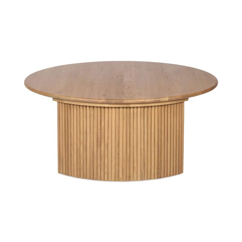 NADAAL STUDIOS Pence, Small Oval Coffee Table, Dark Brown