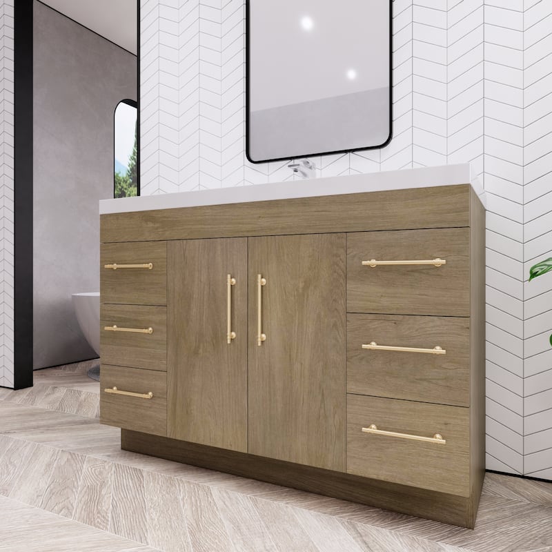 Eliza 48'' Freestanding Vanity with Single Sink