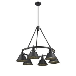 Orwell 6-Light Chandelier in Matte Black