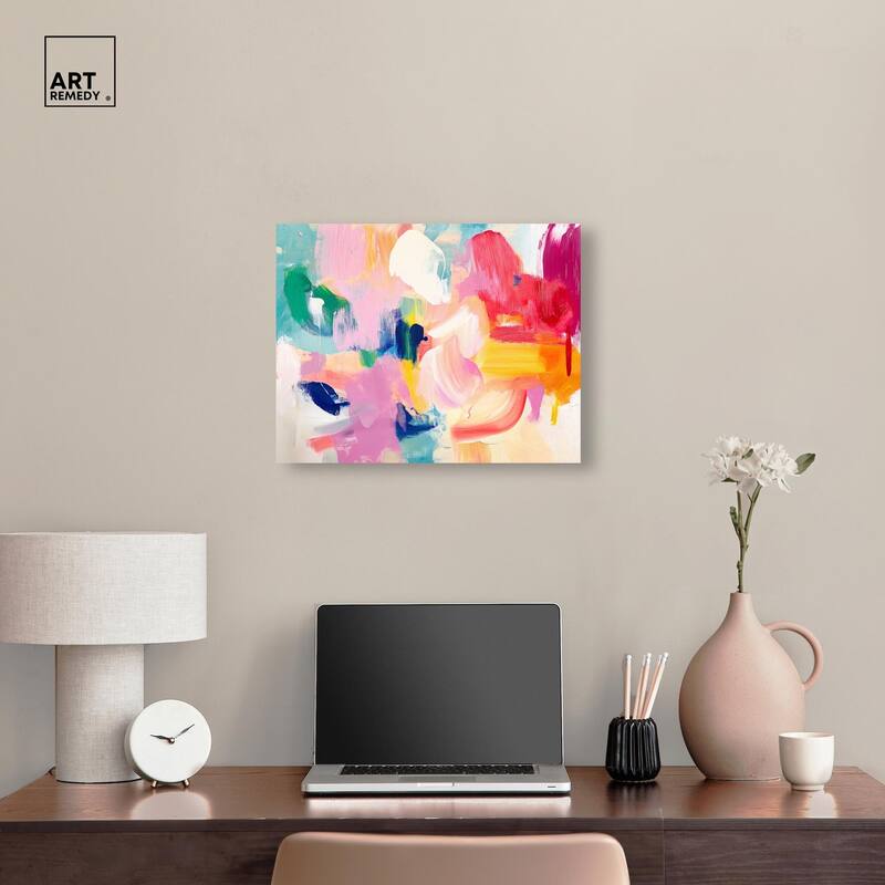 Pigment Play I Canvas by Art Remedy, Gallery Wrapped