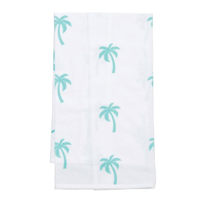 Tropics Printed Cotton Flour Sack Kitchen Towel Dishtowel Set of 3 - Set of 3