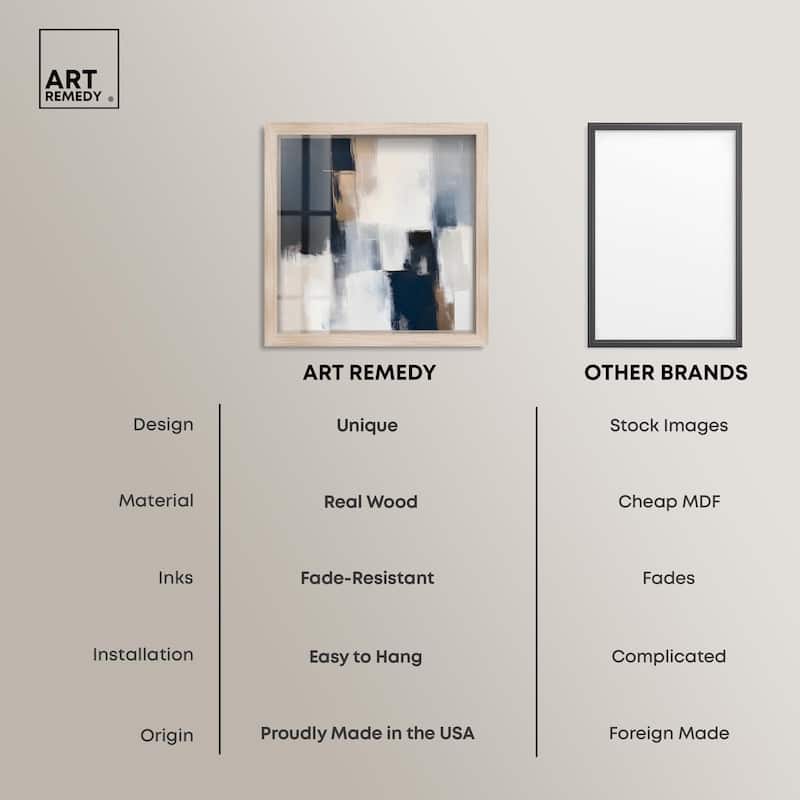 Blue Mood Depth II Shadowbox by Art Remedy