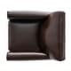 preview thumbnail 6 of 8, Leeds Brown Bonded Leather Club Chair by Christopher Knight Home