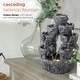 preview thumbnail 6 of 9, Alpine Corporation 14" Tall Tabletop 5-Tier Cascading Waterfall Fountain with LED Lights