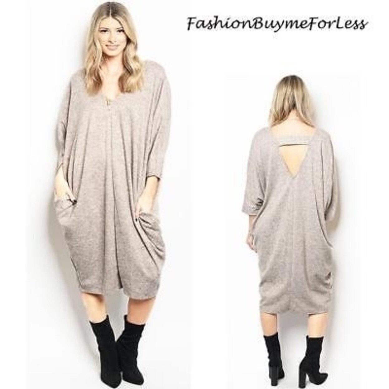 hippie sweater dress