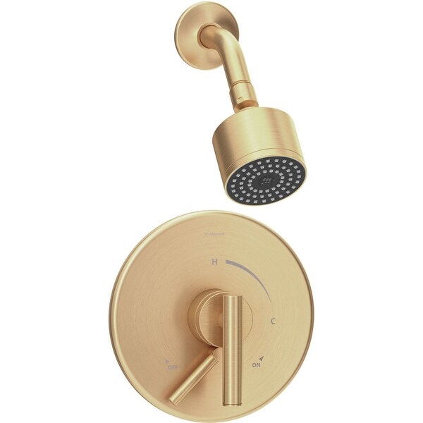 Symmons S-3501-CYL-B-1.5-TRM Dia Shower Only Trim Package with 1.5 GPM Single Function Shower Head