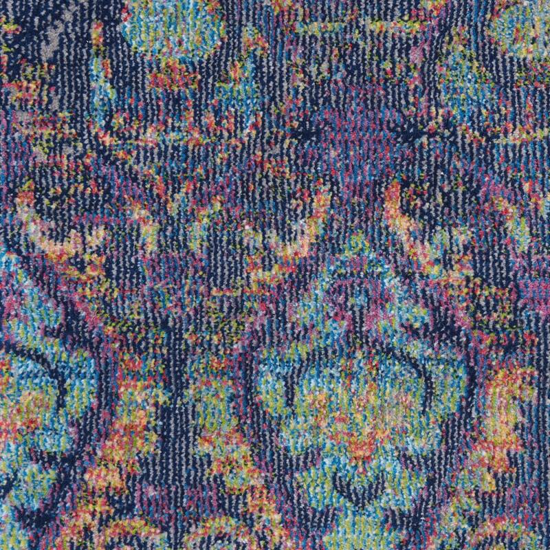 Fuqi Power Loomed Distressed Non Skid Area Rug By HomeRoots - 48' X '24' X '0.5