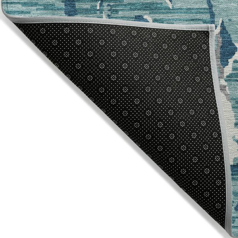 HomeRoots Striped Transitional Rectangle Outdoor Rug