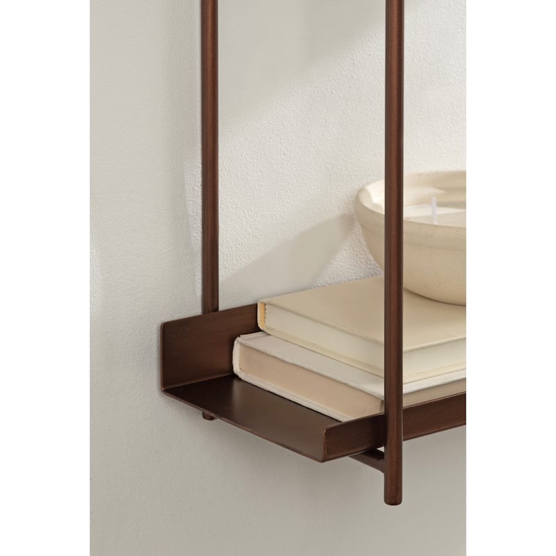 Kate and Laurel Dominic Tiered Wall Shelf