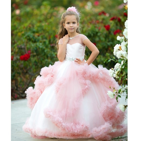dusty rose children's dress