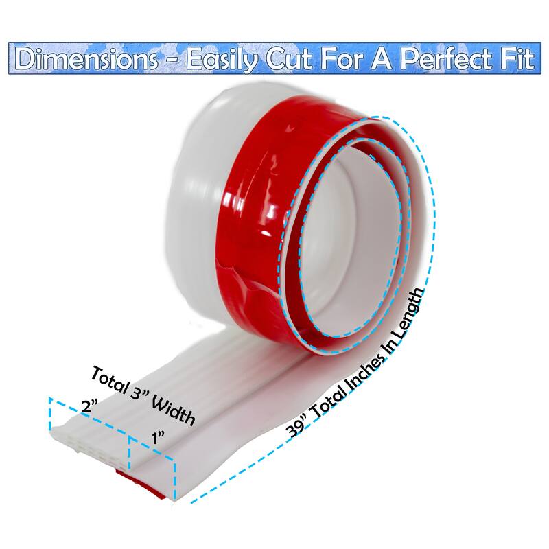 Door Draft Stopper Under Door Insulator Seal Draft, Noise, Insect & Dust Blocker