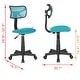 preview thumbnail 24 of 53, JJS Kids' Height-adjustable Mesh-back Rolling Swivel Task Chair