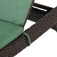 preview thumbnail 108 of 187, Salem Outdoor Wicker Adjustable Chaise Lounge with Cushion by Christopher Knight Home