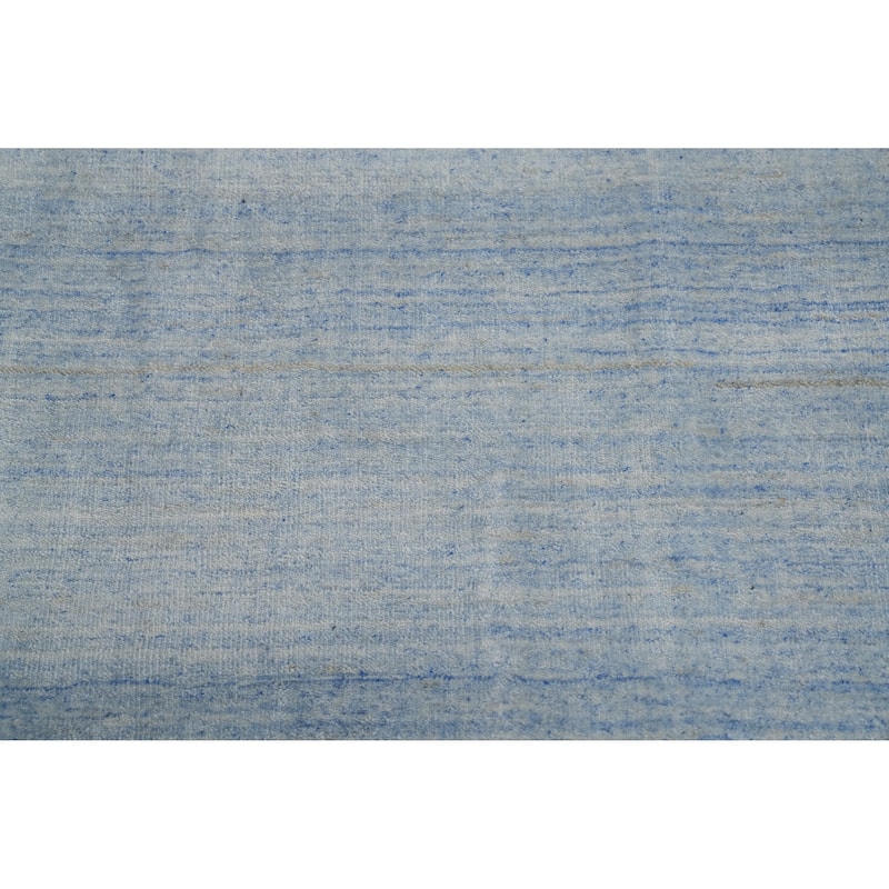Hand Knotted Oriental 100% Wool Carpet Tribal Animal Pictorial Navy Blue & Blues Gabbeh Area Rug - 9' 1'' X 9' 0''