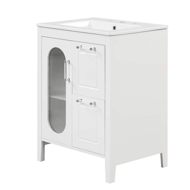 24" Bathroom Vanity with Sink