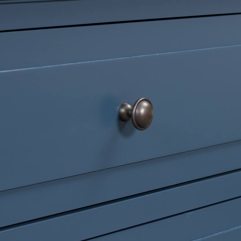 Contemporary 3-Drawer Nightstand - Bedside Cabinet Offers Ample Storage for Personal Items