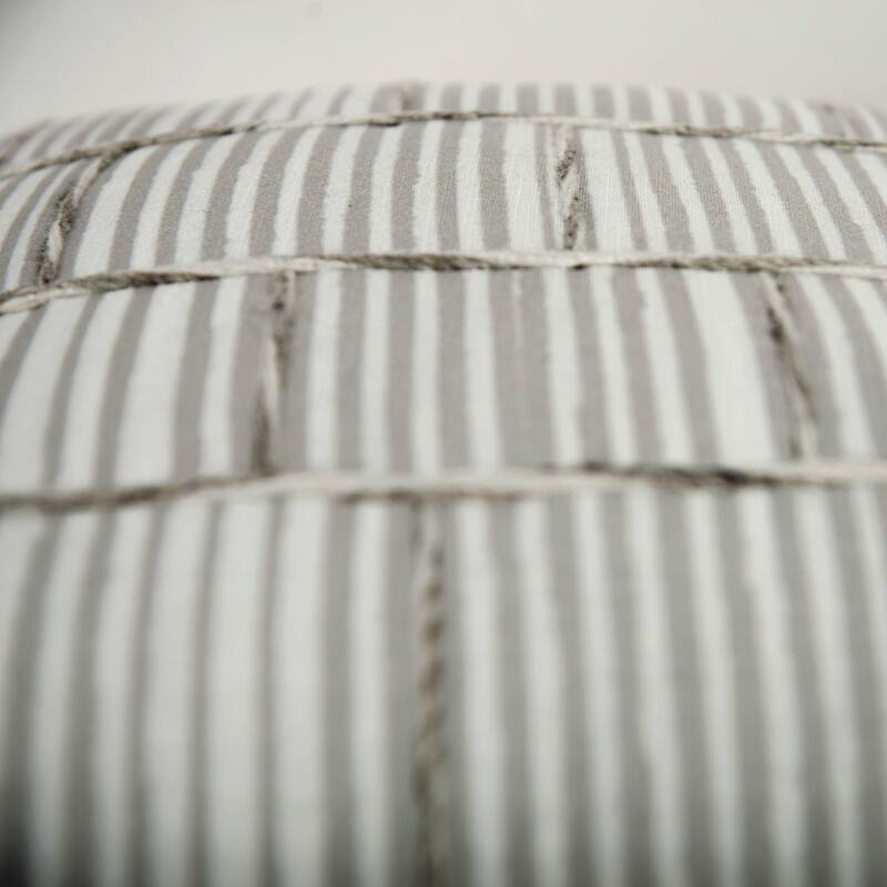 Rizzy Collection Modern Stripe Throw Pillow