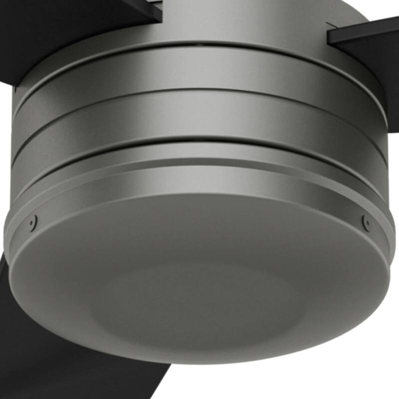 Hunter 52" Cabo Frio Outdoor Ceiling Fan with Wall Control - Modern Industrial - Damp Rated!