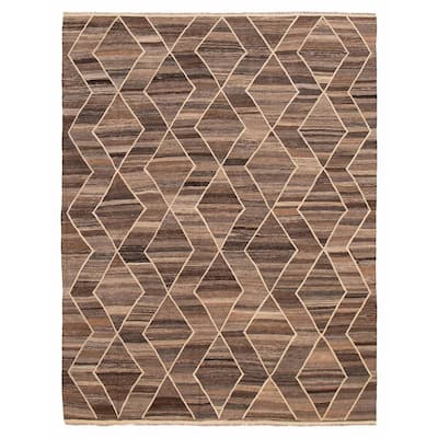 Sivas Brown Kilim 8'8" x 11'3" - 8'8 x 11'3