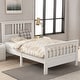 preview thumbnail 10 of 14, Twin Wood Platform Kids Bed with 42" Headboard & 26.3" Footboard, 10-Strong Slats, No Box Spring Needed, Easy Assembly, Grey