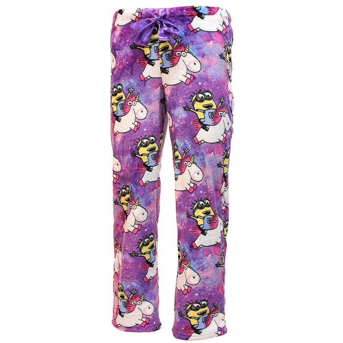 Shop Despicable Me Minion Riding Fluffy Unicorn Super Minky Fleece