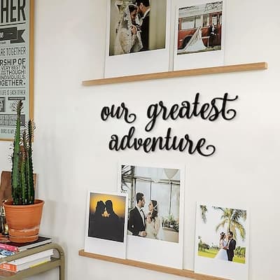 Our Greatest Adventure Metal Sign - 3-Piece Metal Wall Art Set