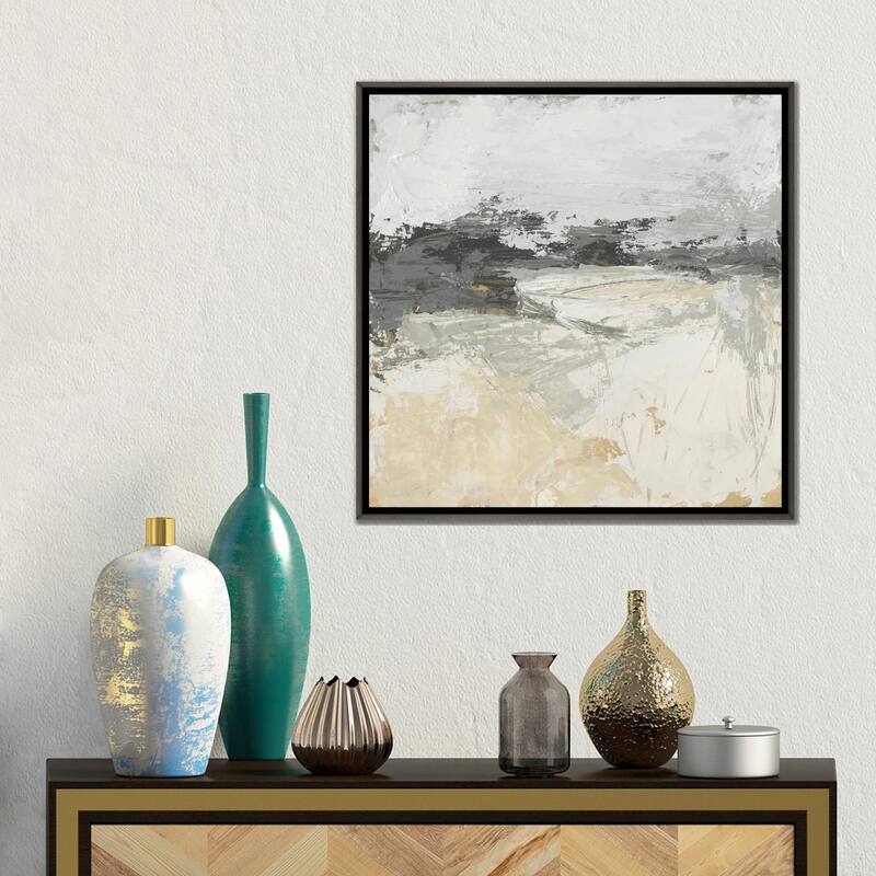 iCanvas "Wheatfield I" by June Erica Vess Framed